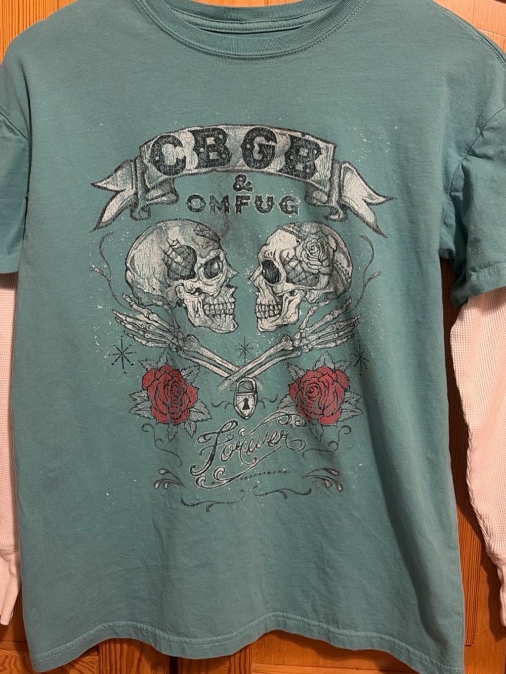 CBGB & OMFUG 2-fer graphic tee